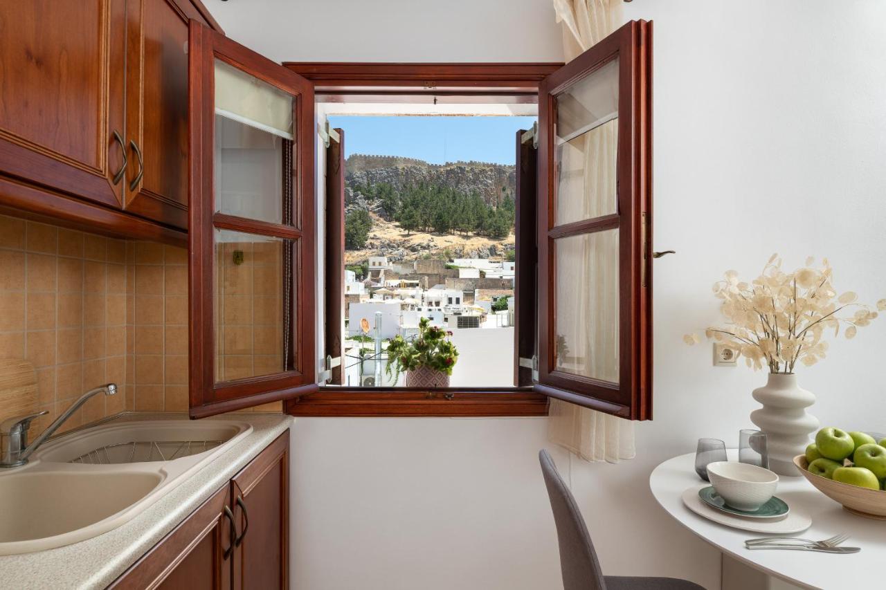 Lindos Luxury Belfry Apartment Bagian luar foto