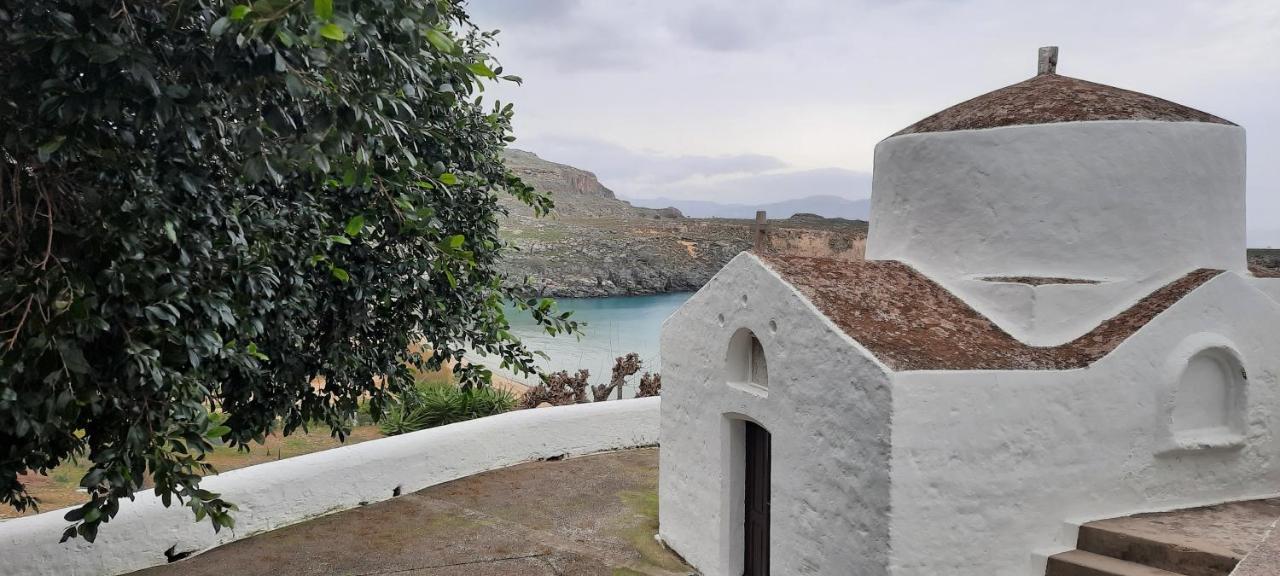 Lindos Luxury Belfry Apartment Bagian luar foto