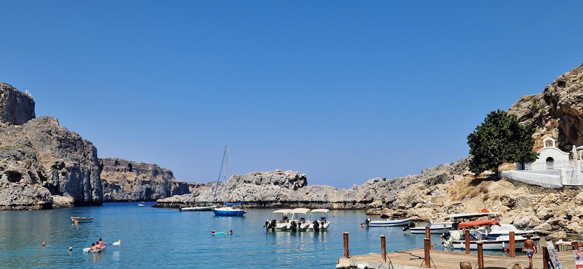 Lindos Luxury Belfry Apartment Bagian luar foto